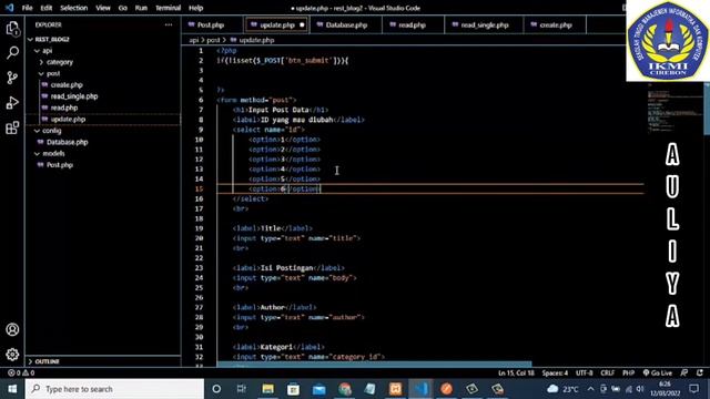 FITUR UPDATE || Praktikum REST SERVER (API) dengan Bahasa PHP || Tugas UAS смотреть онлайн