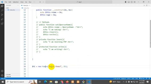 PHP Classes and Objects, Constructor and Basic HTML to PHP Convert | SEIP (Batch 11) смотреть онлайн