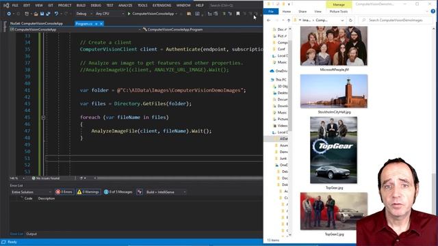 Azure Computer Vision using C# смотреть онлайн