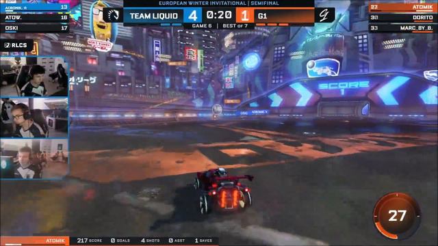 Atow with 9 DEMOS in a single RLCS Game, against a TILTED G1 смотреть онлайн