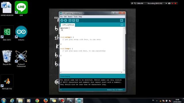 SIMPLE PROJECT PROTEUS 8 with ARDUINO LIBRARY : Automatic Lighting Controller Simulation смотреть онлайн
