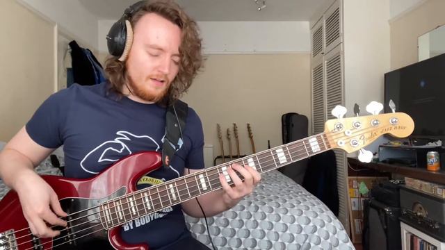 『Dragon Ball Z (Dub)』OP (Bass Cover) - Rock The Dragon смотреть онлайн