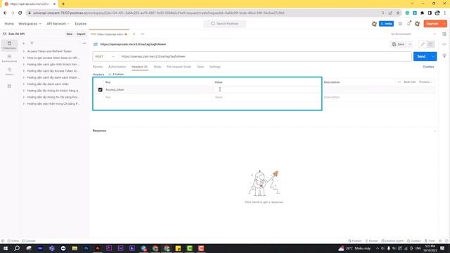 Zalo OA API | Hướng dẫn cách gỡ nhãn khách hàng trong OA bằng Postman смотреть онлайн