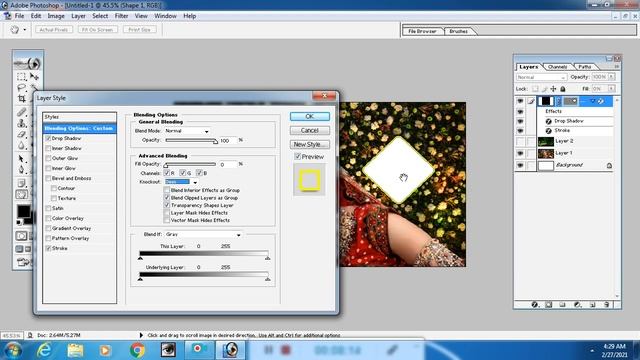 How to create overlapping images in photoshop ! photoshop me overlapping images effect kese lgaye смотреть онлайн