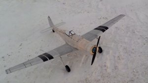 Радиоуправляемая модель. Модель самолета Та 152. Постройка и полеты.