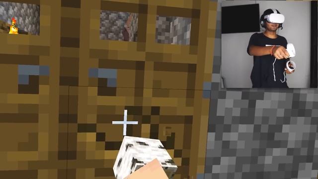 Playing MINECRAFT VR for the FIRST TIME? смотреть онлайн