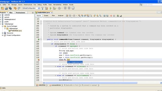 control TableItem agregar eliminar Java me смотреть онлайн
