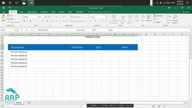 How To Create an Invoice Template in Excel : ✪ Excel Tutorial ✪ смотреть онлайн