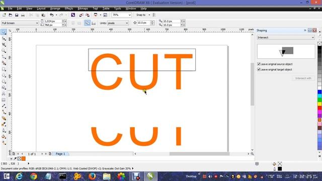 How to to sliced text in CorelDraw ( Lesson 06 ) смотреть онлайн
