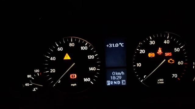 Как сбросить сервисный интервал на Mercedes C Klasse W203 смотреть онлайн