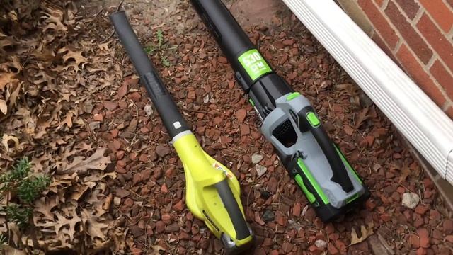 Unboxing Of The EGO Power+ Battery Powered Blower And Comparison To 18V Blower
