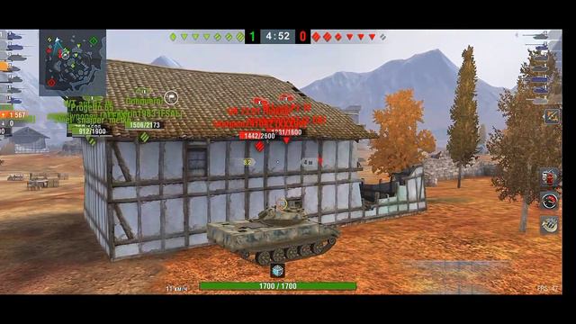 Первый бой на Sheridan на карте Форт! || Tanks Blitz смотреть онлайн