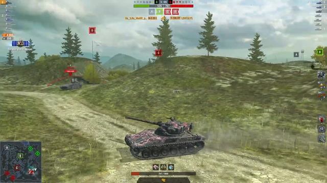 Это Самый красивый бой! У Bat-Chat 25t на 0% на Победу! Wot Blitz