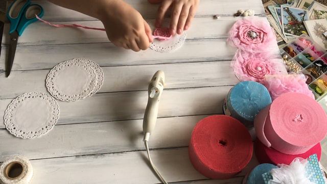 DIY | HOW TO MAKE CREPE PAPER FLOWERS | SVETLANKA DIY смотреть онлайн
