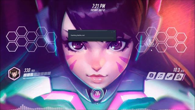 Overwatch D.VA Rainmeter // смотреть онлайн