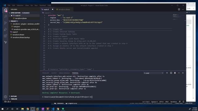 Terraform Course - Automate your AWS cloud infrastructure смотреть онлайн