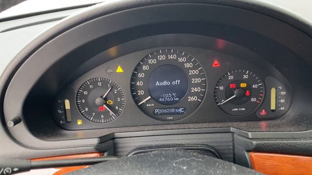 Cold Start W211 2006 305К