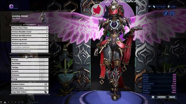 Warframe | Fashion Frame | Khora Prime : Supreme Enchantress смотреть онлайн