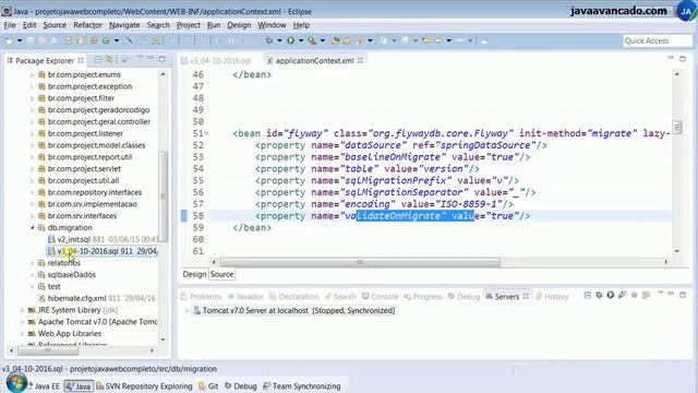 Controle o banco de dados com Flyway смотреть онлайн