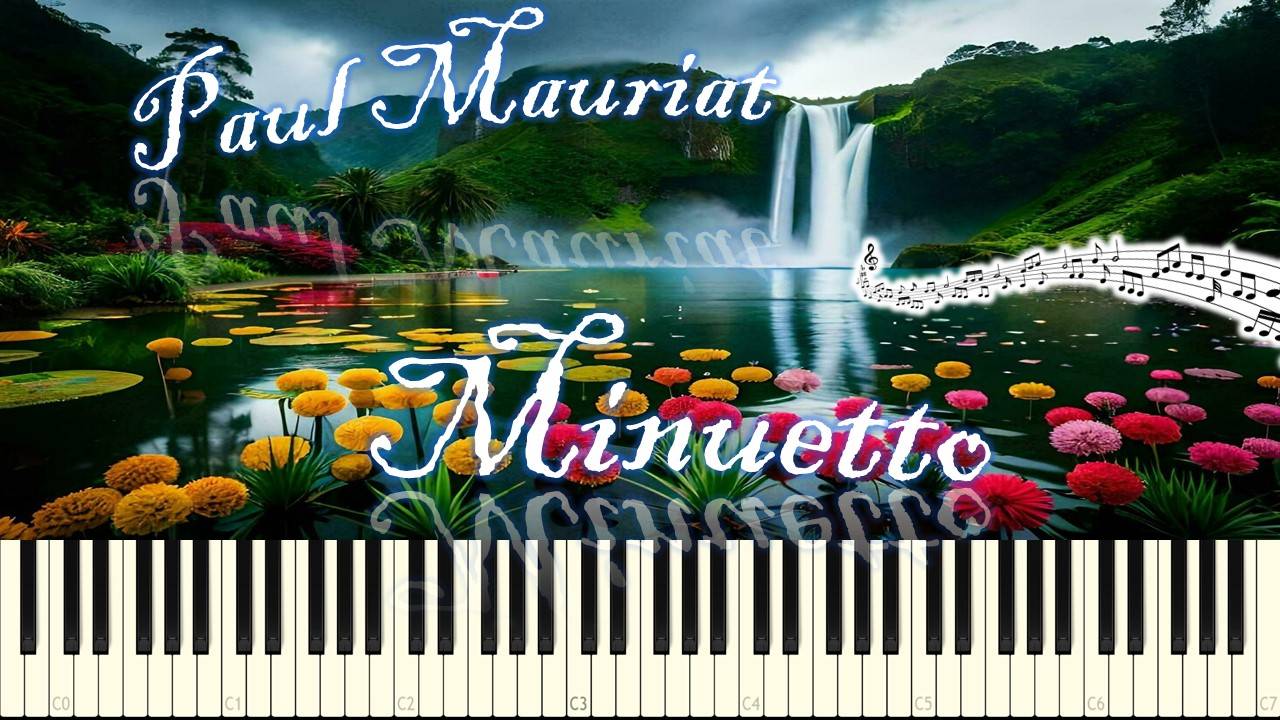 Поль Мориа - Менуэт / Paul Mauriat - Minuetto (piano tutorial) [НОТЫ + MIDI] смотреть онлайн