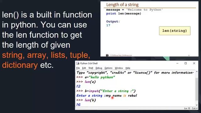 Len function in python | Data structures in python | len() function in python | len() function hind смотреть онлайн