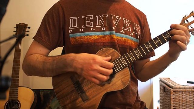 Gavotta, Allessandro Scarlatti - Tenor ukulele смотреть онлайн