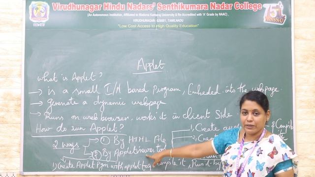 What is Applet? | How to run the Applet ? | Java Programming | V.H.N.S.N.College (Autonomous) смотреть онлайн