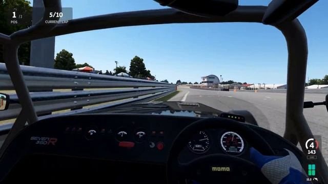 Autmobilista 2 BETA Caterham Online Race in VR смотреть онлайн