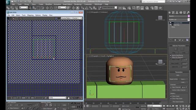 Modeling a Roblox Character in 3ds max Part2 смотреть онлайн