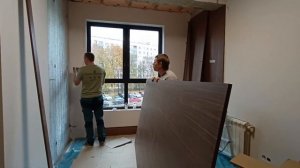 Установка стеновых панелей из ЛДСП EGGER. Весь процесс за день