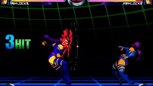Marvel vs Capcom 2 M.U.G.E.N. Project - Psylocke v1 Teaser Gameplay смотреть онлайн