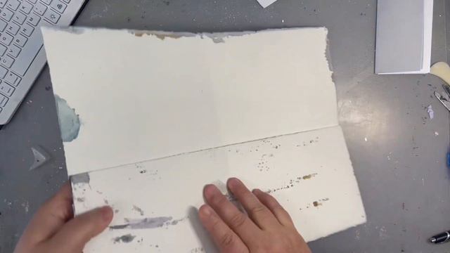Handmade Artist Journal - easy 8-page journal from one sheet of paper (Part 1) смотреть онлайн