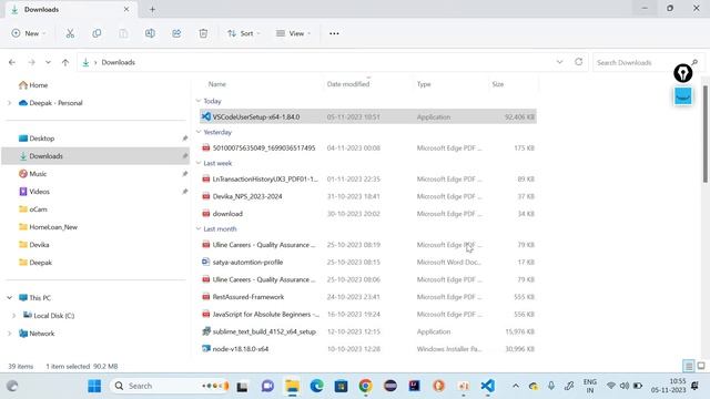 Visual Studio Code Installation-JavaScript Telugu смотреть онлайн