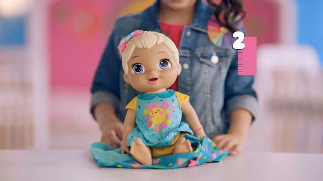 Растущая кукла пупс Baby Alive Grows Up Hasbro E8199 смотреть онлайн