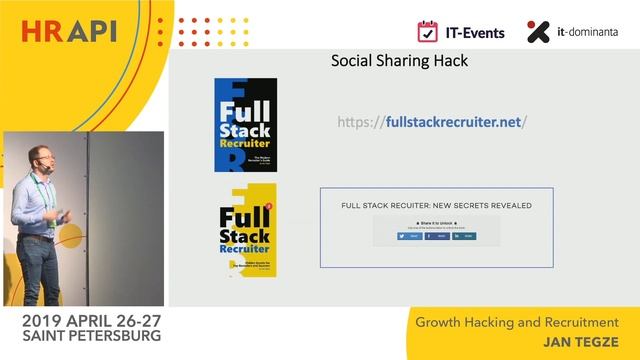 Jan Tegze: "Growth Hacking and Recruitment" / #HRAPI смотреть онлайн
