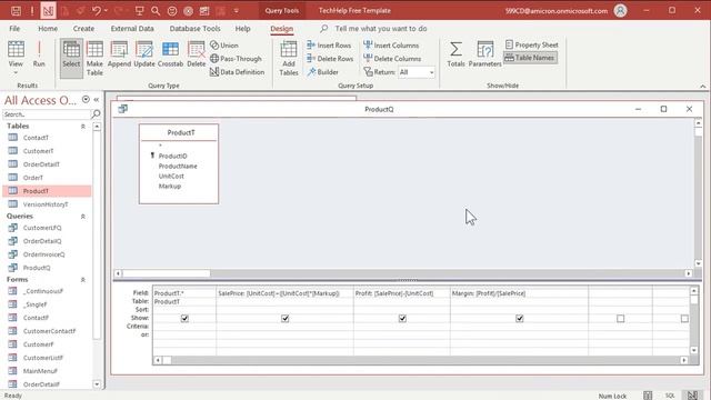 How to Calculate Sale Price, Profit, Gross Margin, from Unit Cost and Markup in Microsoft Access смотреть онлайн