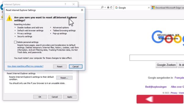 How To Reset Internet Explorer To Default Settings | How To Repair Internet Explorer | Fix IE Issue