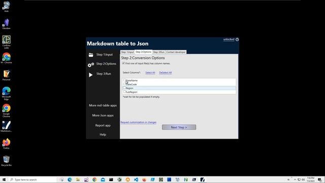 Markdown table to Json смотреть онлайн