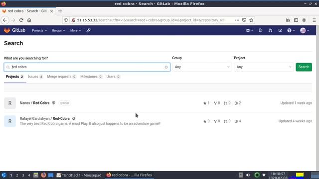 Red Cobra: hoe clone ik de GitLab en start ik het spel? смотреть онлайн