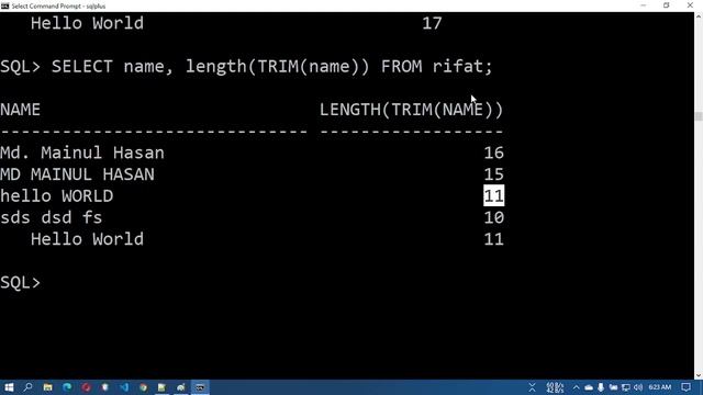 13. CHARACTER Functions in SQL смотреть онлайн