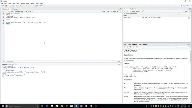 data science tutorial in R; Read and Write files Excel CSV PSV Format смотреть онлайн