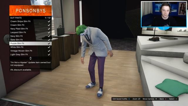 GTA 5 Online - How To Create The Joker Outfit In GTA 5 Online (Customization Tutorial) смотреть онлайн