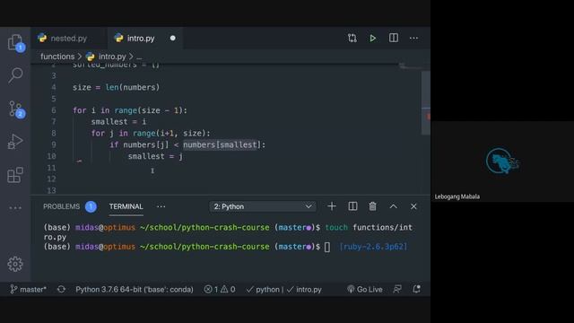 Python Crash Course: Lesson 15 - Why we need functions смотреть онлайн