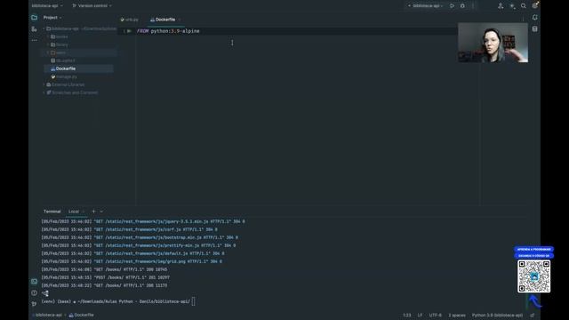 Aplicando Docker em aplicação Django | Profª Mariane Salomão | Torne-se um Programador смотреть онлайн