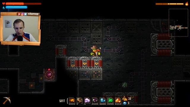 РОБОТ РАСТИ - СПУСК НА ГЛУБИНУ 786м. | SteamWorld Dig #6 смотреть онлайн