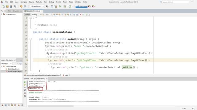 91.8 Cómo manipular FEHAS y HORAS utilizando LocalDateTime con código – parte 2 смотреть онлайн