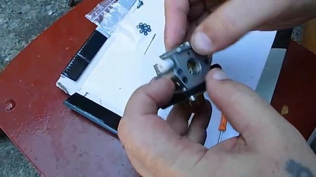 Ремонт карбюратора бензокосы STIHL FS55 смотреть онлайн
