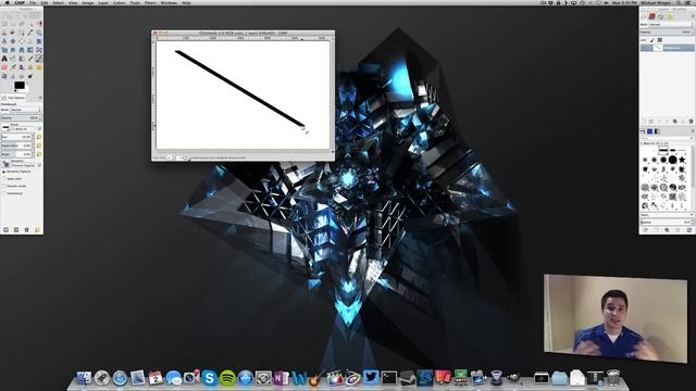 Learn GIMP Tutorial - Day 7 - How to Draw a Straight Line in Gimp смотреть онлайн