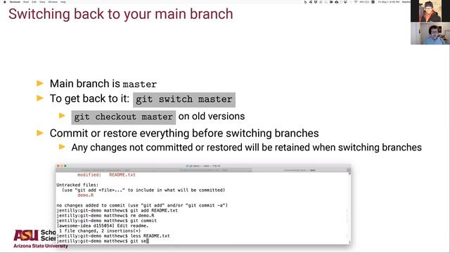 SGSUP Graduate Student Workshop: Version control with Git and GitHub смотреть онлайн