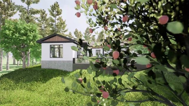Проект одноэтажного дома с мансардой и гаражом смотреть онлайн